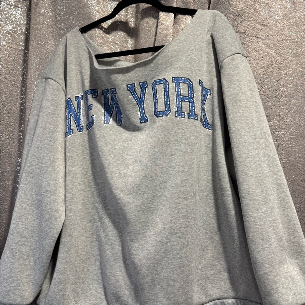 Gray New York Sweatshirt
